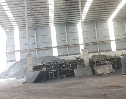 為陶瓷廠煤氣站安裝100+個高壓噴霧頭！Dejing的凈?除臭顯實力！