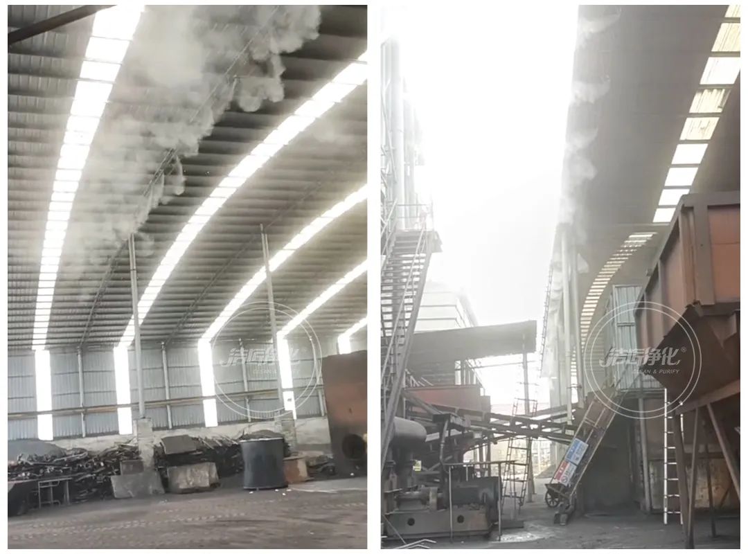 為陶瓷廠煤氣站安裝100+個高壓噴霧頭！Dejing的凈?除臭顯實力！.jpg